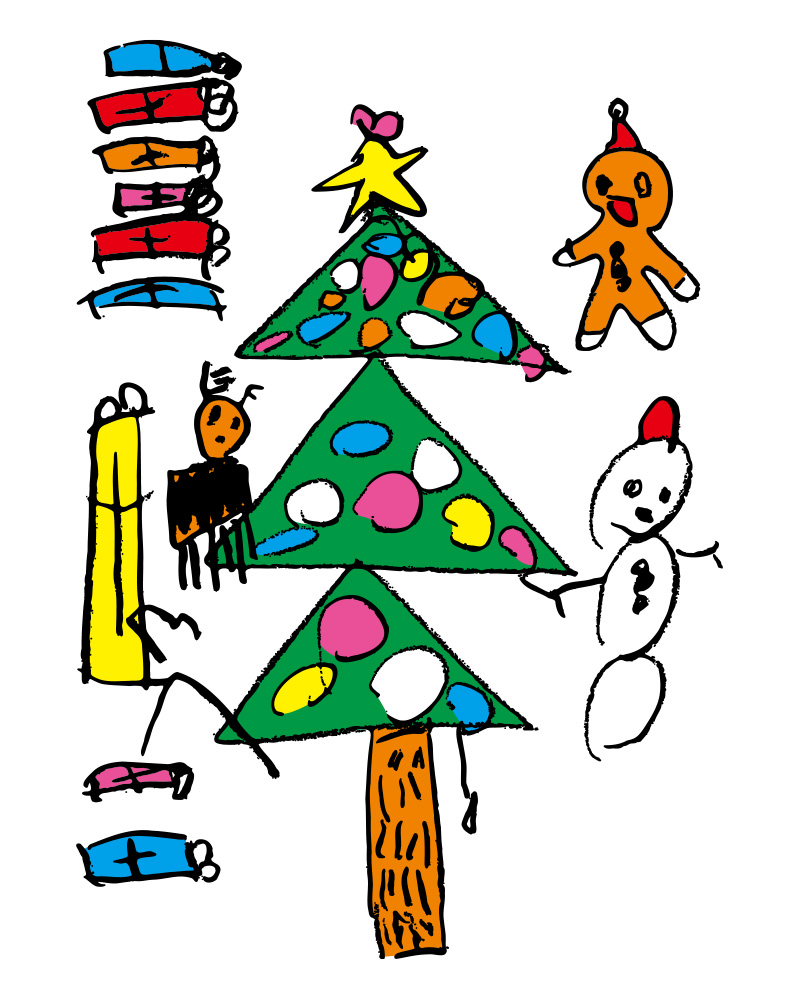 クリスマスしてるところ