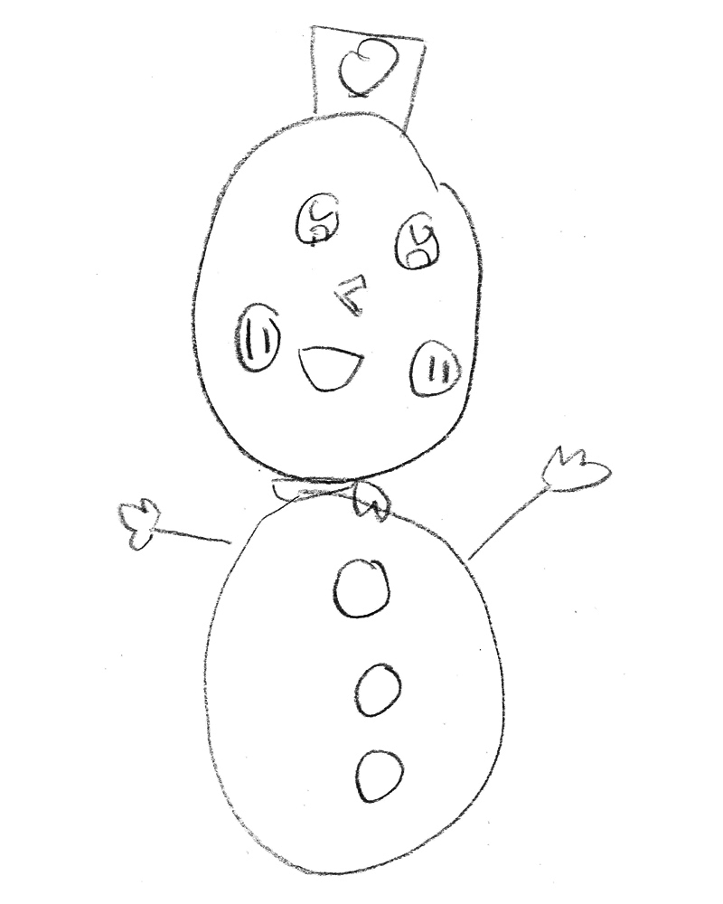 雪だるまの女の子