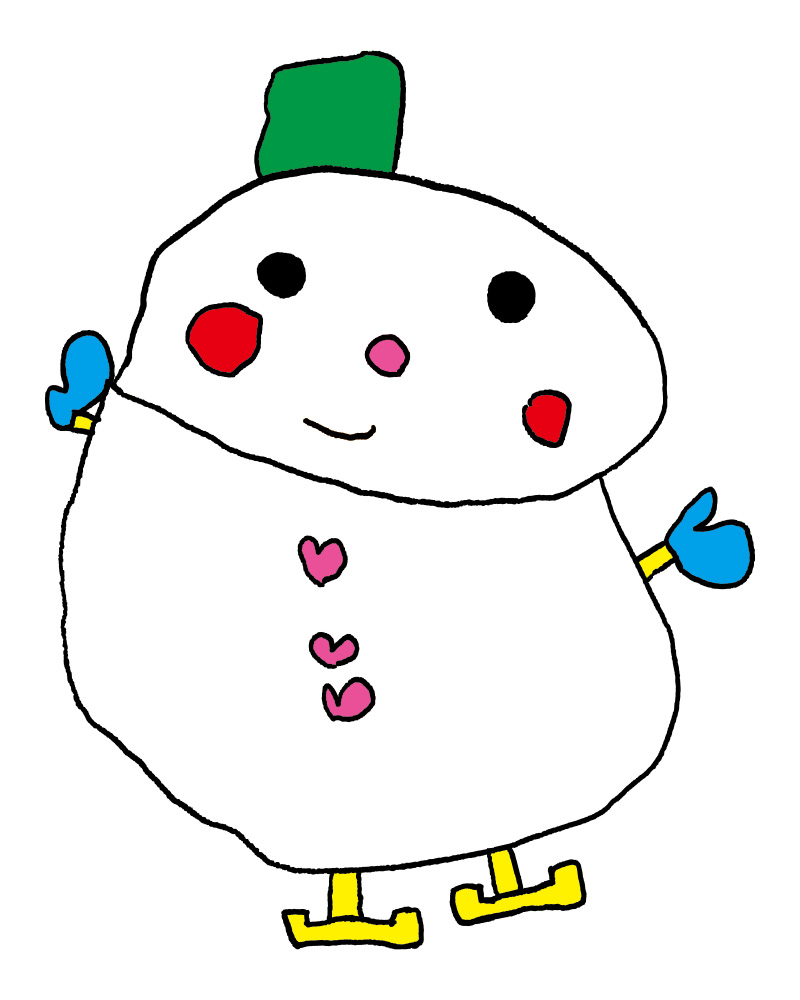ゆきだるまさんスケートちゅう!!