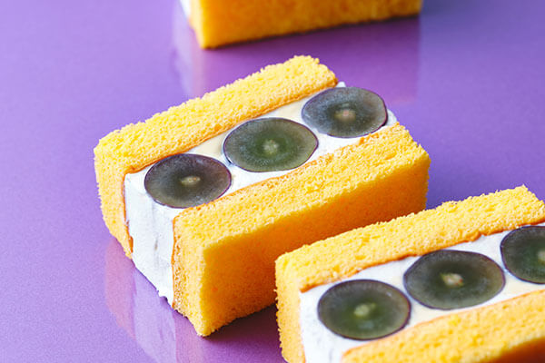 ふんわりシフォンサンド(ナガノパープル)