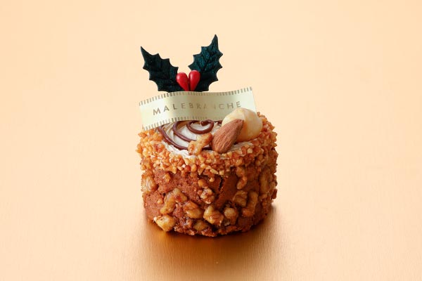 サンタの森のきり株［ナッツとキャラメルのケーキ］