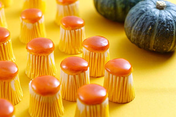 チーズスフレ 料理長の帽子 かぼちゃ