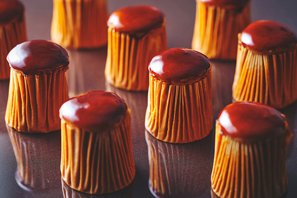 チーズスフレ 料理長の帽子 カカオ