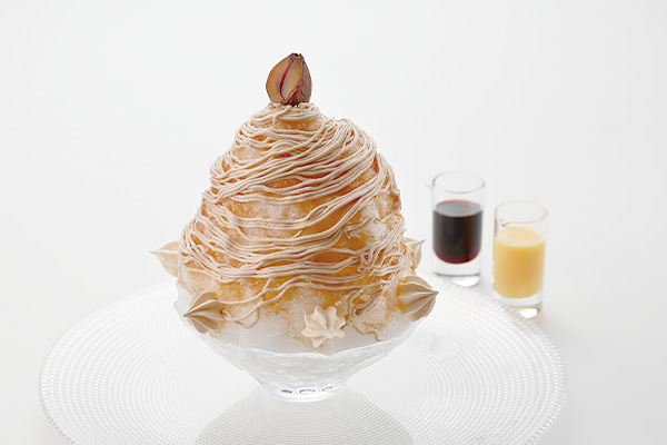 天然氷 雪の菓 モンブランかき氷