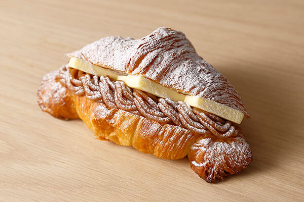 クロワッサン・モンブランバター