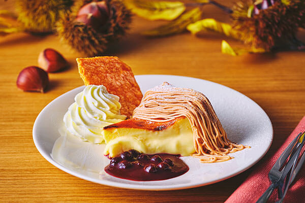 マール・ザ・チーズケーキ  ～とろとろ生仕立て～ モンブランあわせ