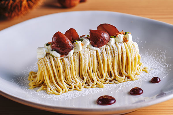 丹波栗のしぼりたてモンブラン