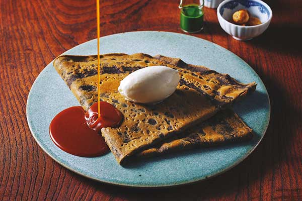 ご褒美クレープ 宇治ほうじ茶