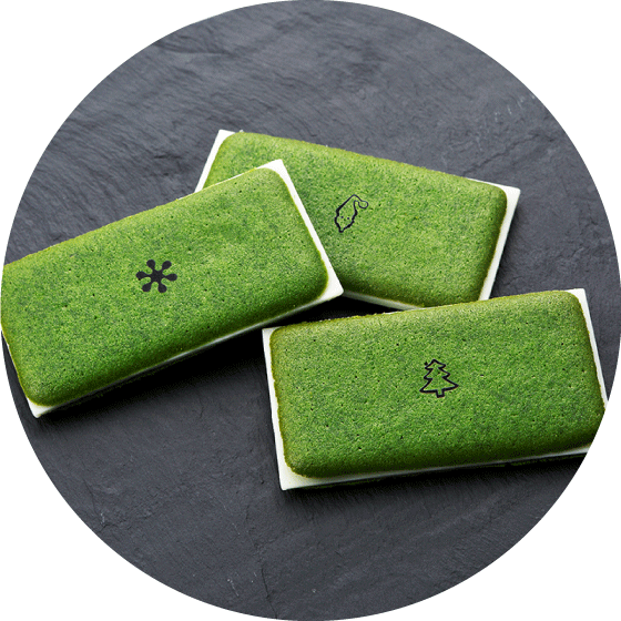 茶の菓（クリスマス焼印）