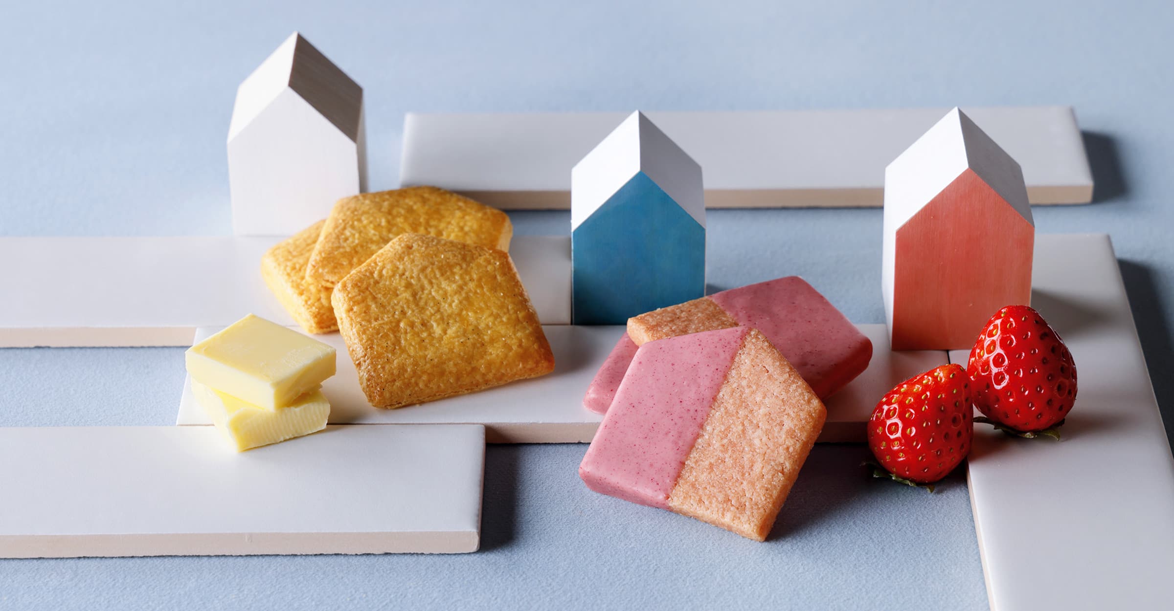 北山本店シェフクッキー苺｜マールブランシュ／菓子wabiya公式