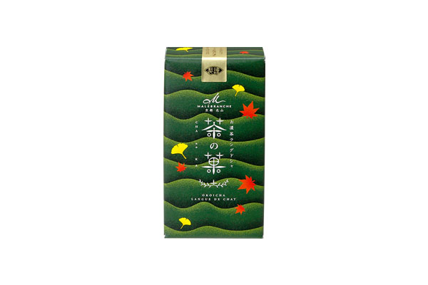 茶の菓 3枚入 秋限定パッケージ（緑）