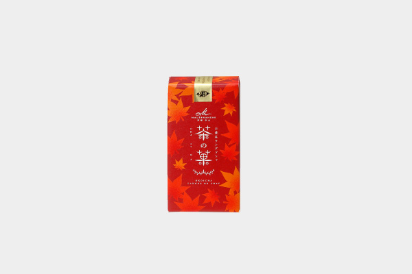 茶の菓 3枚入 秋限定パッケージ（赤）