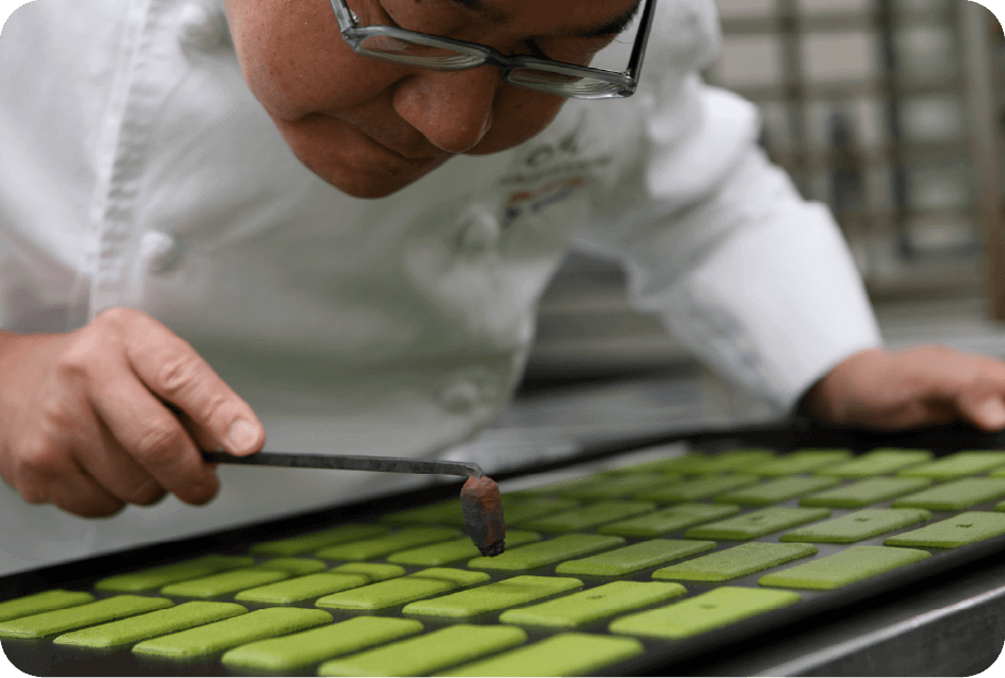 紋を大切にする京文化に習った「焼印」