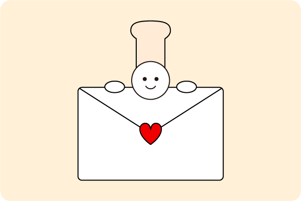 メッセージで好きな時にすぐ贈れる