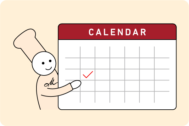 受け取り手が受取日時や場所を指定可能