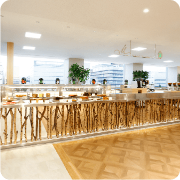 ジェイアール京都伊勢丹店3F［ロマンの森カフェ］